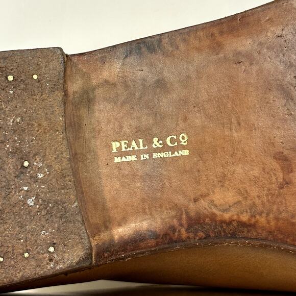 VERY GOOD Crockett & Jones x Brooks Brother Wholecut Oxford Tan Made England 11 - Picture 12 of 13